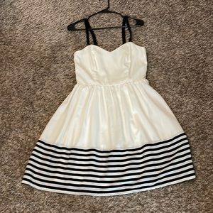 White and Black Sundress